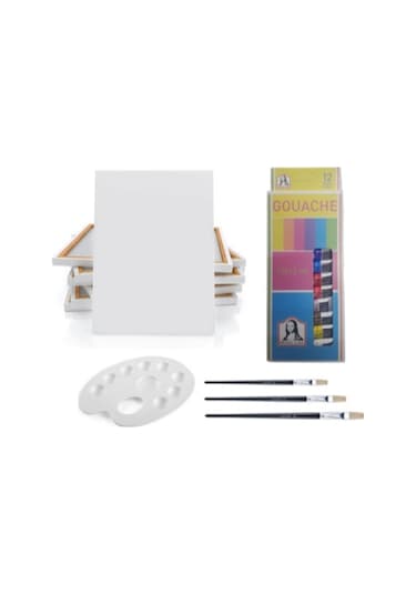 Guaj Boya Seti 25X35 Tuval N11.119 Çok Renkli