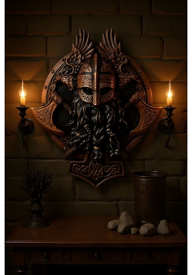 Viking Duvar Aksesuarı 25x21cm