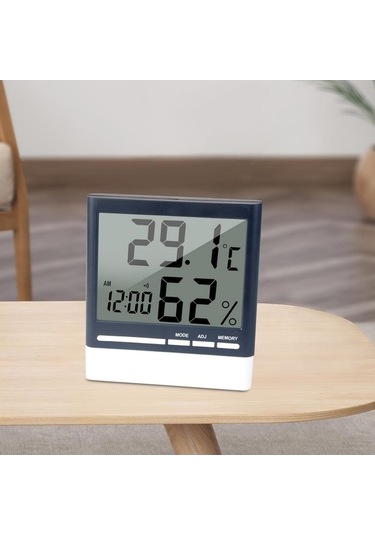 Suntek Termometre Higrometre Kapalı Nem Ölçer Küçük Çok Oq