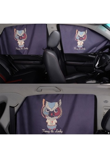 Tongxida 4 Adet Araba Pencere Mıknatıs Güneşlik, Isı Yalıtımı Kanguru, Perde Bloğu Takım Kanguru