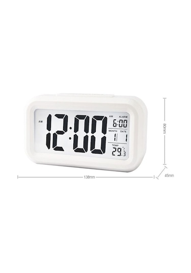 Blackcraft Dijital Alarmlı Masa Saati