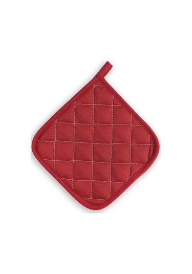 Yanmaz Ve Isıya Dayanıklı Fırın Eldiveni Ve Tutacak 2 Eldiven, 2 Tutacak Vişne