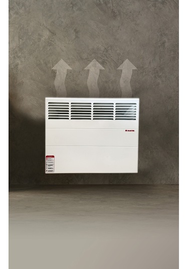 1500 Watt Elektrikli Panel Konvektör Isıtıcı Manuel Termostat Soba Ayaklar,askı Aparatı Dahil