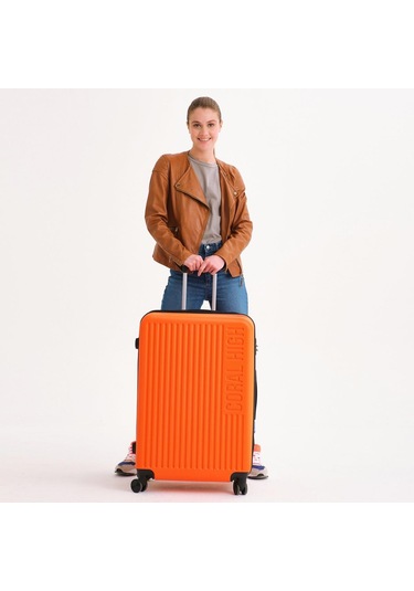 Coral High Abs Turuncu Büyük Boy Valiz 16523