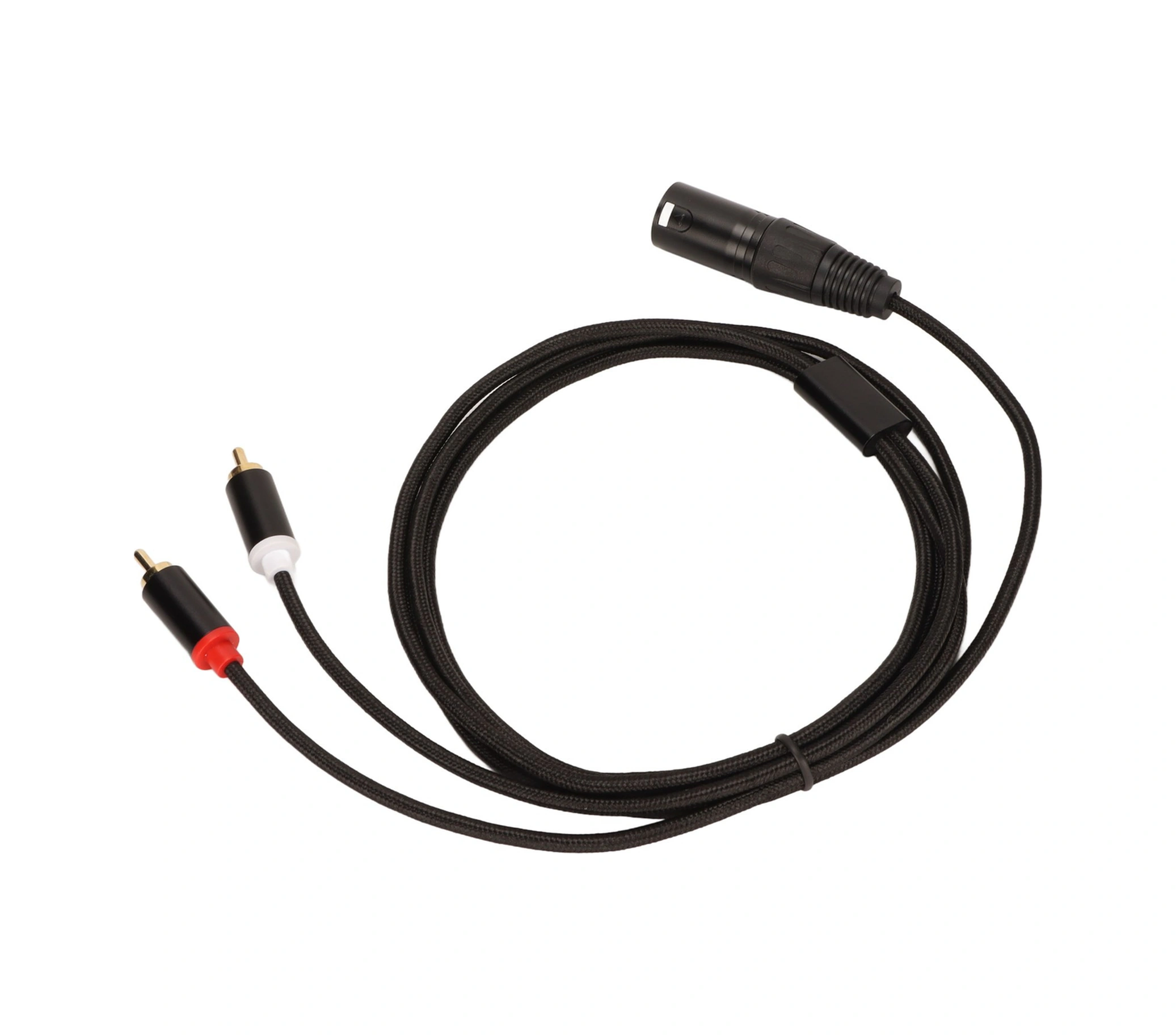 Shineyee Xlr Erkekden 2 Rca'ya Tek Yönlü Ses Bölücü Kablosu - 2m Ofc Konduktörlü, Engelleme Redüktörlü, Mikser/amp Uyumlu