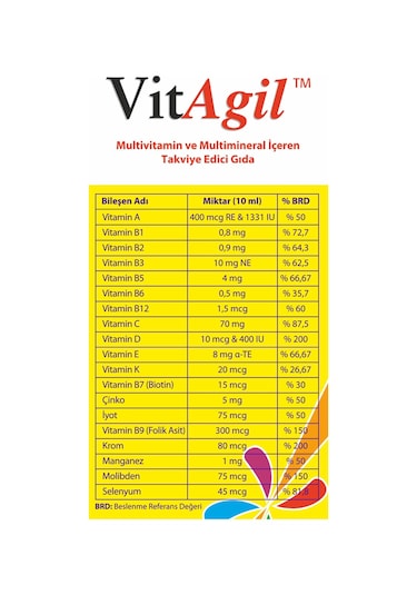 Allergo Vitagil Multivitamin Şurubu 250 ML