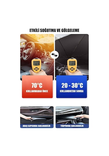 Araba Ön Cam Güneşlik Katlanabilir Güneşlik Şemsiye Ön Cam Gölgelik Hyundai Xg İle Uyumlu