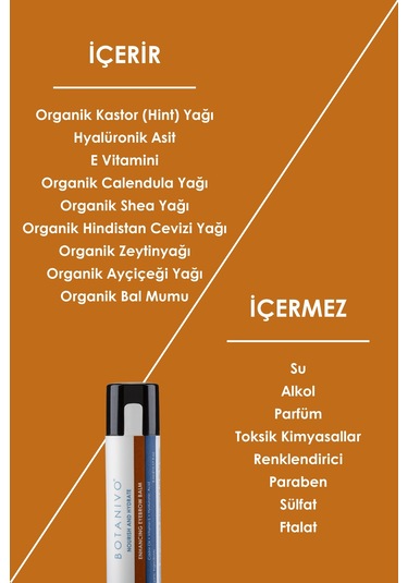 Botanivo Kaş Zenginleştirici & Besleyici Balm 3x5 Ml Stick