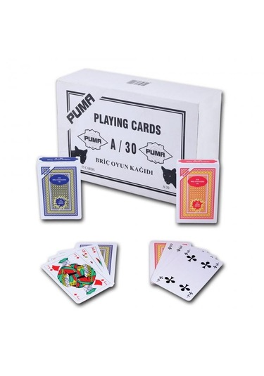 Star Puma Oyun Kağıdı Iskambil Kağıdı 12 1 Koli Deste