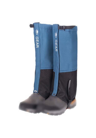 Geeksen Erkek Kadın Dış Mekan Dağcı Kayak Çöl Yürüyüşü İçin Isı Veren Su Geçirmez Knee Guard - Mavi Xl Beden Mavi