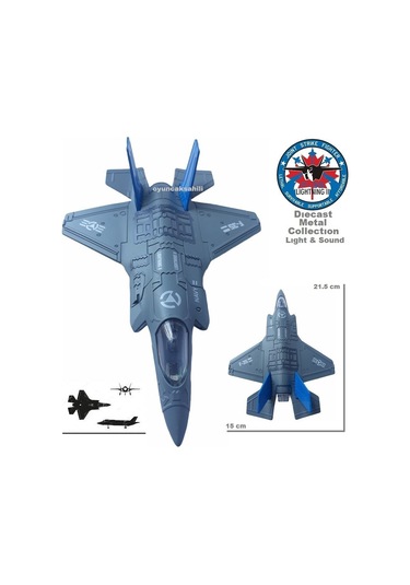 F35 Uçak Amerikan 5Nci Nesil Savaş Uçağı Metal F.35