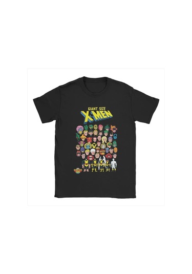 Mınıso X-men Wolverine Karakter Baskılı %100 Pamuk Erkek T-shirt - Kısa Kollu Crewneckturkuaz Turkuaz
