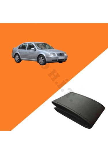 Volkswagen Bora Uyumlu Deri Direksiyon Kılıfı Kaliteli Dikmeli Siyah