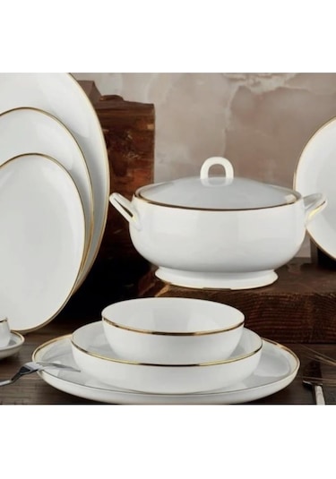 Aryıldız Ar60026 Bone Porselen Topkapı 60 Parça Yemek Takımı