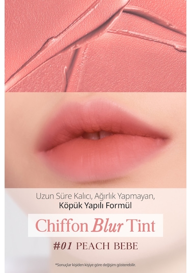 Clio Chiffon Blur Tint 01 Peach Bebe