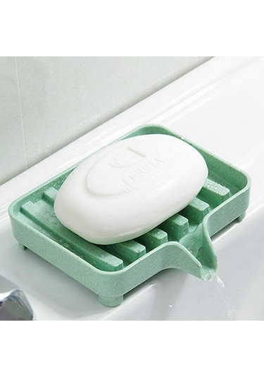 Mavi 1 Adet Banyo Drenaj Sabunu Bulaşık Drenaj Sabun Kutusu Saklama Kutusu Mutfak Küvet Sünger Depolama Fincan Rafı Sabunluk Drenaj