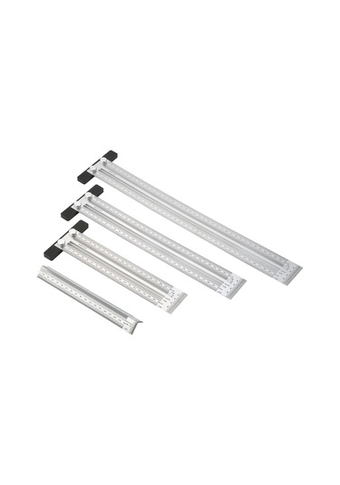 Honmex Stahl Çizim Cetveli, T-tipi Ahşapçı Aleti, 300mm Ölçü Ve Çizim Fonksiyonu