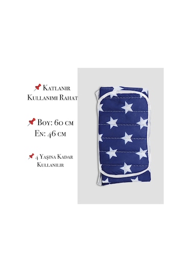 MorPort Pratik Alt Değiştirme Matı Minderi Alt Değiştirme Pedi Bakım Örtüsü Lacivert