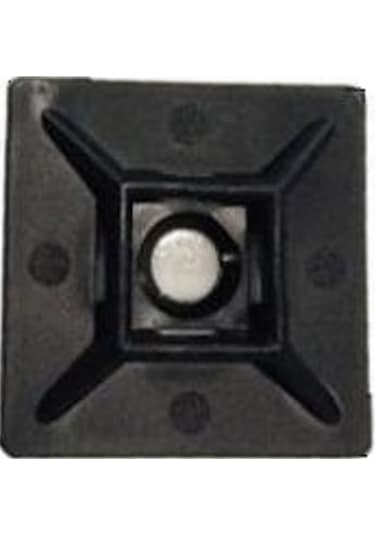Gwest Yapışkanlı Kroşe 28mm x 28mm - Siyah - 5 Adet