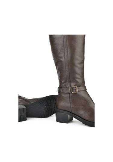 Ziya, Kadın Hakiki Deri Çizme 15319z8006 Kahve 15319z8006 300 Kahve