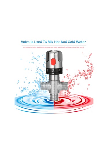 Tenfowee Ev Tipi Termostatlı Karıştırma Vana - Sıcak Ve Soğuk Su Kontrolü İçin Yüksek Kalite