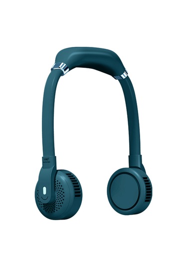 Vkemall Taşınabilir Kolsuz Boyun Fanı, 360 Derece Dönen, 180 Derece Ayarlanabilir Hava Ç