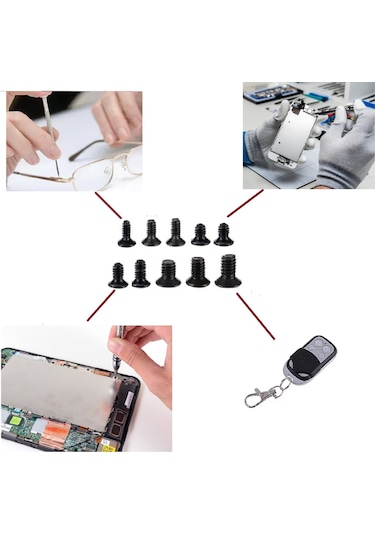 YATE10 200Adet Set Telefon,Gözlük,Tablet Vida Seti Poşetli