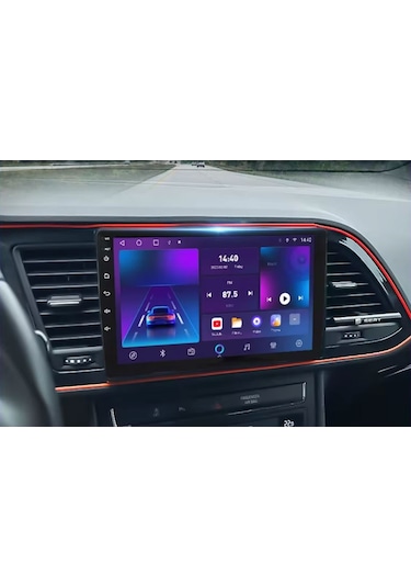 Seat Leon Araç Multimedya Android Ekran Carplay Double Teyp Navigasyon 2+32 9" 13-20 P.black Navımex