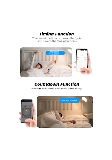 Tuya Destekli Akıllı Tekli Işık Anahtarı