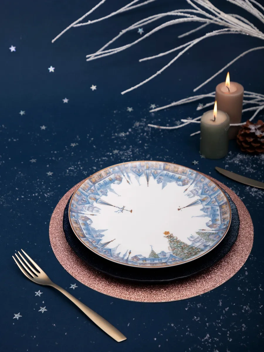 Lefard Yemek Tabağı "kar Kraliçesi" 25.5 Cm 268675770 Beyaz