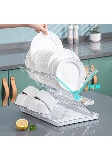 Suntek Bulaşık Kurutma Rafı Katlanabilir Bulaşıklık Temizlemek