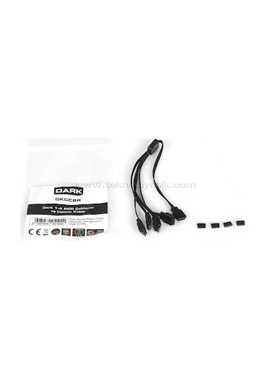 Dark Rgb Led Port Çoklayıcı ve Uzatma Kablosu Dkccbr
