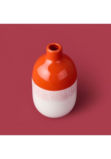 Evidea Deco Earthy Hues Vazo - Turuncu - 25 Cm Turuncu