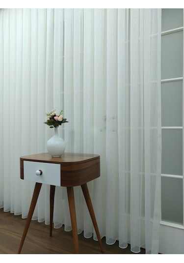 Evdepo Home Kullanıma Hazır Tül Perde (540838008)