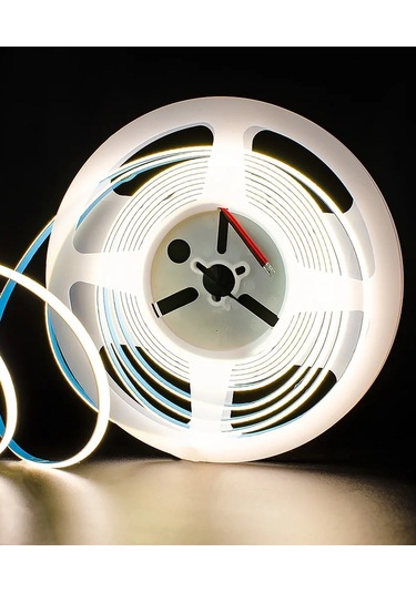 12v Cob Şerit Led Günışığı Işık - Metrede 360 Led - 5 Metre 5 METRE