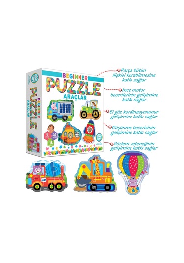 Circle Toys Beginner Puzzle Araçlar