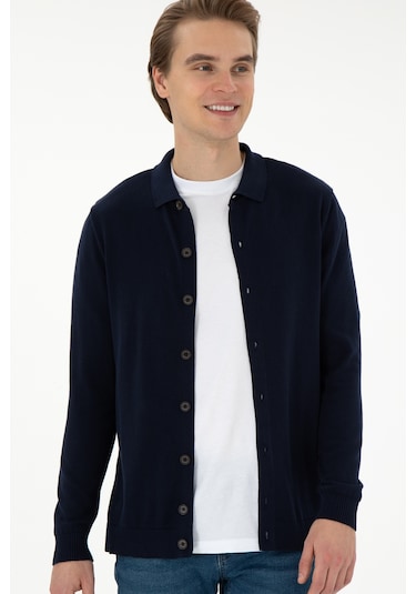 U.s. Polo Assn. Erkek Lacivert Hırka Triko 50297074-vr033 Lacivert