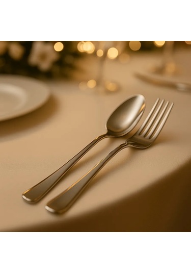 Jolly Seller Tek Kullanımlık Plastik Çatal Ve Kaşık Seti 436469698 100