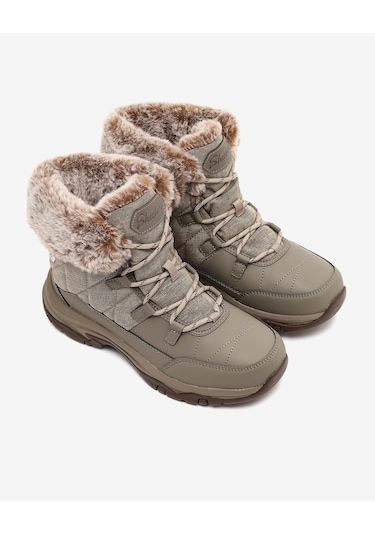 Skechers Trego Wınter Feelıngs Kadın Bej Kar Botu 167431 Tpe Bej