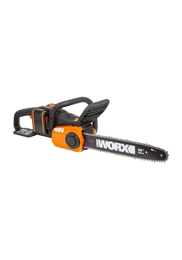Worx WG384E 40V 2.0 Ah Li-İon Profesyonel Şarjlı Kömürsüz Zincirli Testere 35 CM