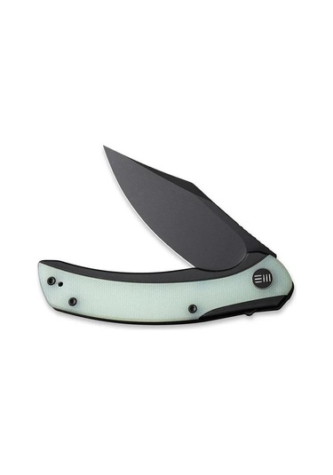 We Knife Snick Titanium Black G10 Natural Kamp Çakı Su Yeşili