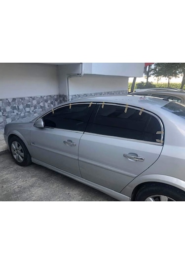 OPEL VECTRA C CAM ÜST KROM PASLANMAZ ÇELİK 4 PARÇA SADECE ÜST