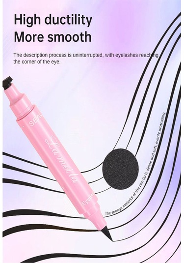 Ruicoo İki Uçlu Kalem Damga Göz Kalemi - Sulu, Su Geçirmez, Kalıcı, Sevgi Deseni, Kolay Uygulama Ve Temizleme