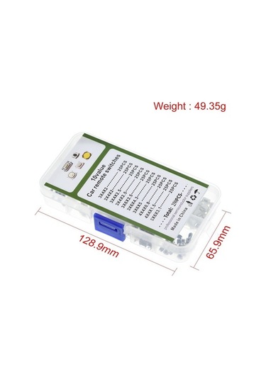 Besthome1 10 Farklı Boyutta 250 Adet Çok Renkli Plastik Ve Metal Düğme Anahtarı Seti Çok Renkli