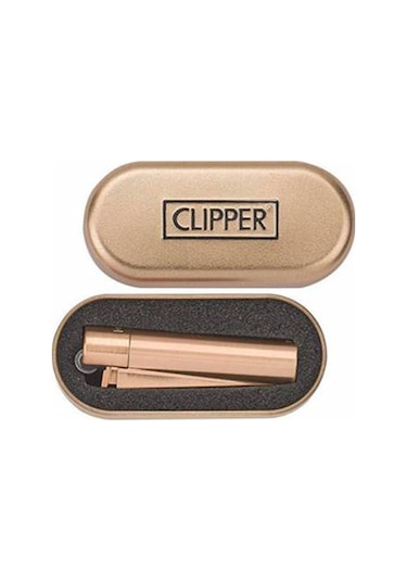 Clipper Metal Çakmak Özel Kutulu Rose Cliper Çakmak Gazı