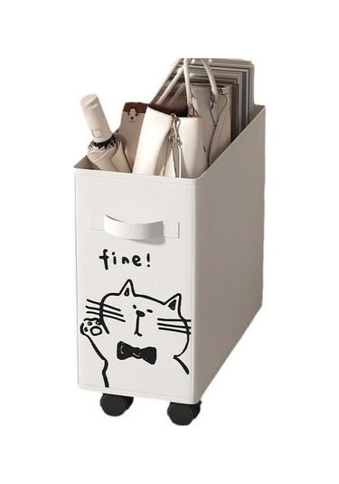 Trendooze Masa Altı Yardımcı Arabası, Beyaz, Pratik Mutfak/yatak Odası Beyaz