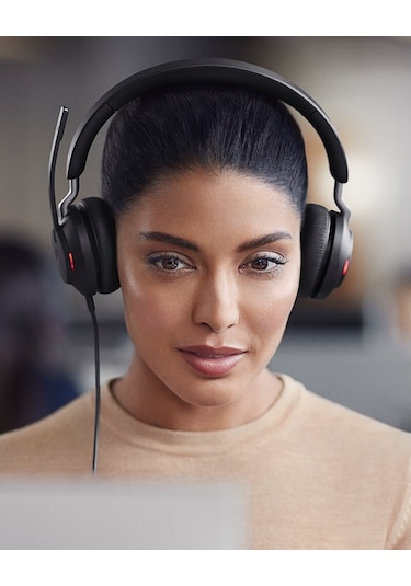 Jabra Evolve2 40 Duo USB-A Kulak Üstü Kulaklık