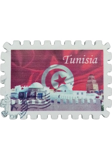 Tunus Temalı Pul Magnet