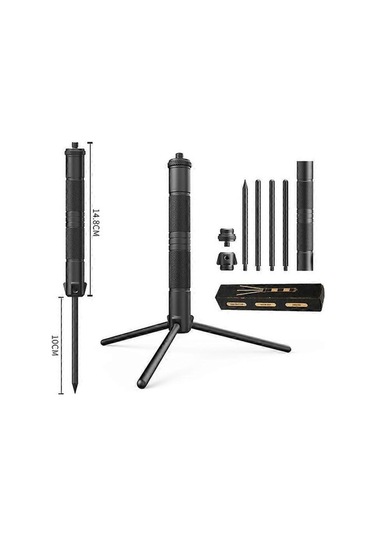 Bloomnest Kamp Lambası Tripod Braketi - Led Fener Standı - Yüksek Sertlik Alüminyum Tripod - Basit Kurulum - 74g Ağırlık - G730 Modeli Asorti Çok Renkli