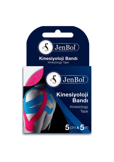 Jenbol Kinesiology Tape Ağrı Bandı 5 Cm X 5 M - Pembe